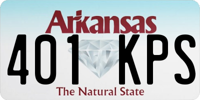 AR license plate 401KPS