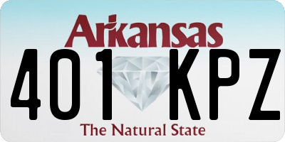 AR license plate 401KPZ