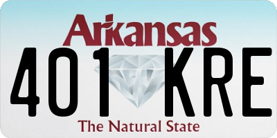 AR license plate 401KRE