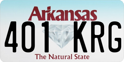 AR license plate 401KRG