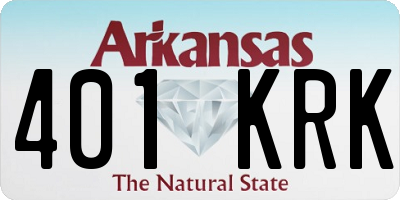 AR license plate 401KRK