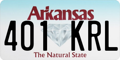 AR license plate 401KRL