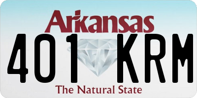 AR license plate 401KRM