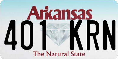 AR license plate 401KRN