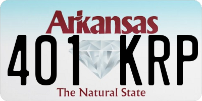 AR license plate 401KRP