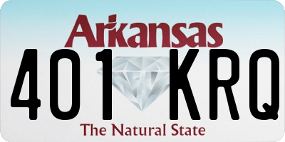 AR license plate 401KRQ
