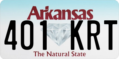 AR license plate 401KRT