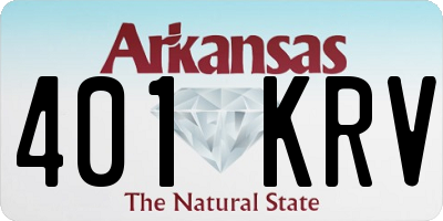 AR license plate 401KRV
