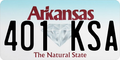 AR license plate 401KSA