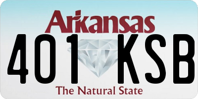 AR license plate 401KSB