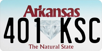 AR license plate 401KSC