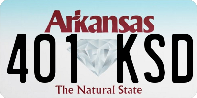 AR license plate 401KSD