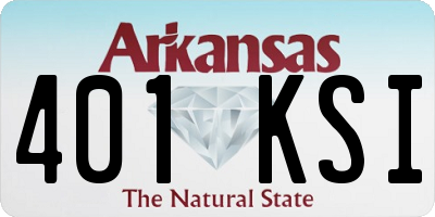 AR license plate 401KSI