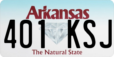AR license plate 401KSJ