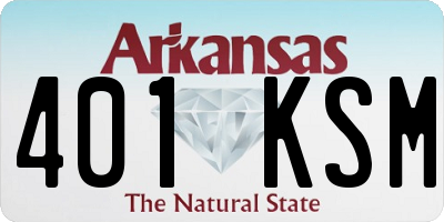 AR license plate 401KSM