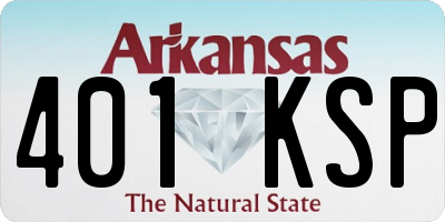 AR license plate 401KSP