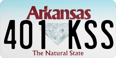 AR license plate 401KSS