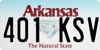 AR license plate 401KSV