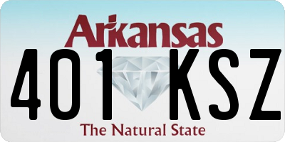 AR license plate 401KSZ