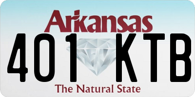 AR license plate 401KTB