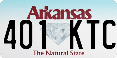AR license plate 401KTC