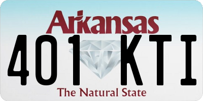 AR license plate 401KTI