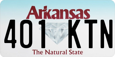 AR license plate 401KTN