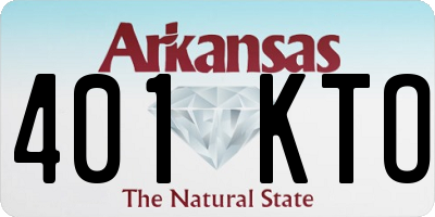 AR license plate 401KTO