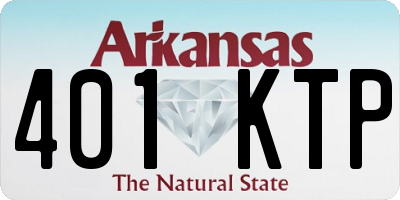 AR license plate 401KTP
