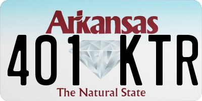 AR license plate 401KTR
