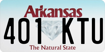 AR license plate 401KTU