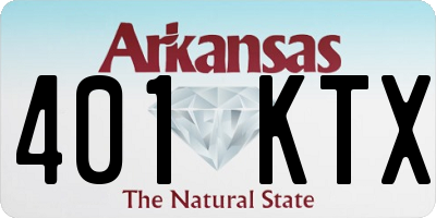 AR license plate 401KTX