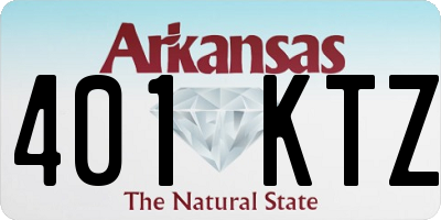 AR license plate 401KTZ