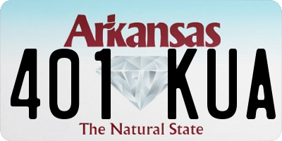 AR license plate 401KUA