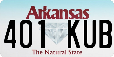 AR license plate 401KUB