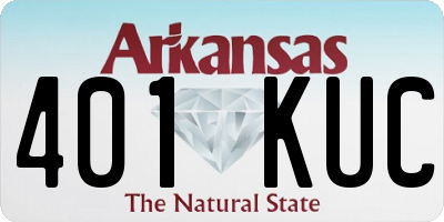 AR license plate 401KUC