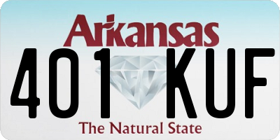 AR license plate 401KUF