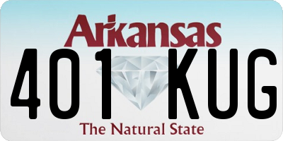 AR license plate 401KUG