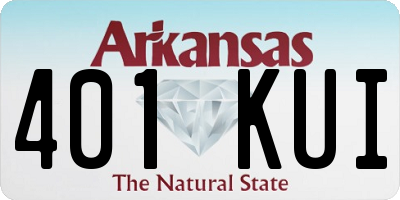 AR license plate 401KUI