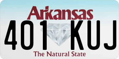 AR license plate 401KUJ