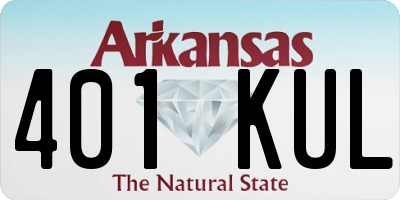 AR license plate 401KUL