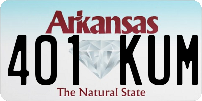 AR license plate 401KUM
