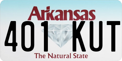 AR license plate 401KUT