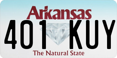 AR license plate 401KUY