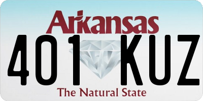AR license plate 401KUZ