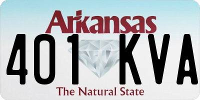 AR license plate 401KVA