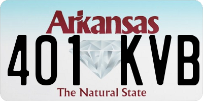 AR license plate 401KVB