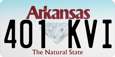 AR license plate 401KVI