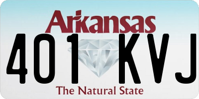 AR license plate 401KVJ