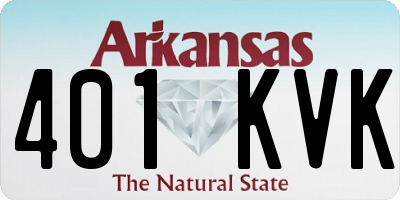 AR license plate 401KVK